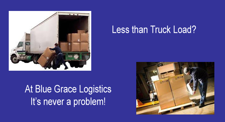 LTL - Less than Truck Load - Blue Grace Logistics